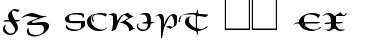 FZ SCRIPT 19 EX Font