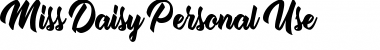 Download Miss Daisy Personal Use Font