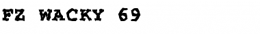 FZ WACKY 69 Font