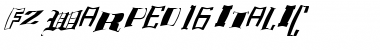 Download FZ WARPED 16 ITALIC Font