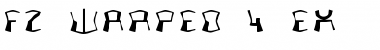 FZ WARPED 4 EX Normal Font