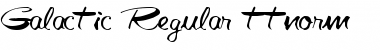 Galactic Regular Font