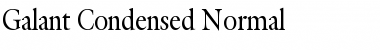 Galant Condensed Normal Galant Condensed Normal