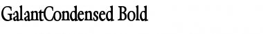 GalantCondensed Font