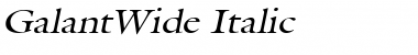 GalantWide Italic