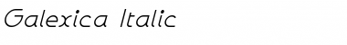 Galexica Italic