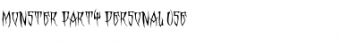 Download MONSTER PARTY PERSONAL USE Font Download MONSTER PARTY PERSONAL USE Font