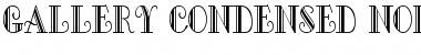 Gallery Condensed Normal Font
