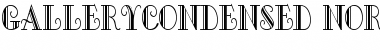 GalleryCondensed Normal Font