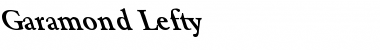 Garamond Lefty Regular Font