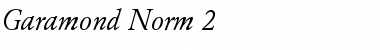Garamond-Norm 2 Font