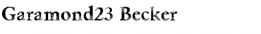 Download Garamond23 Becker Font Download Garamond23 Becker Font