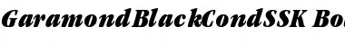 GaramondBlackCondSSK Font