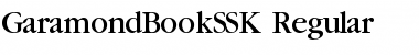 GaramondBookSSK Regular Font