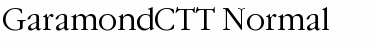 GaramondCTT Normal Font