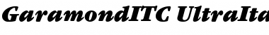 GaramondITC&nbsp;Ultra Italic