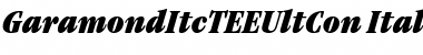 GaramondItcTEEUltCon Italic