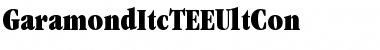 GaramondItcTEEUltCon Regular Font