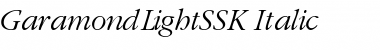 GaramondLightSSK Italic
