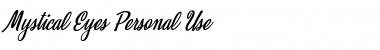 Download Mystical Eyes Personal Use Font Download Mystical Eyes Personal Use Font