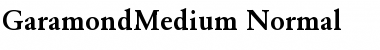 GaramondMedium-Normal Regular Font