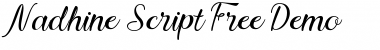 Nadhine Script Regullar Font