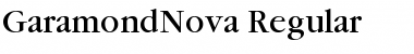 GaramondNova Font