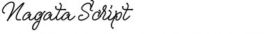 Nagata Script Regular Font