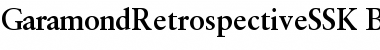 GaramondRetrospectiveSSK Bold Font