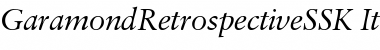 Download GaramondRetrospectiveSSK Font