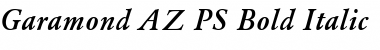 Download Garamond_A.Z_PS Font