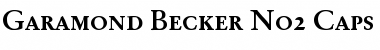 Download Garamond Becker No2 Caps Med Font