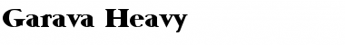 Download Garava Heavy Font