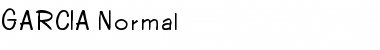 GARCIA Normal Font