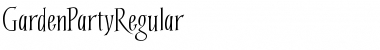 GardenParty Regular Font