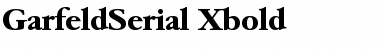 GarfeldSerial-Xbold Regular Font