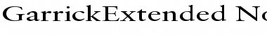 GarrickExtended Font