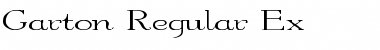 Garton Regular Ex Regular Font