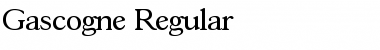 Gascogne-Regular Regular Font