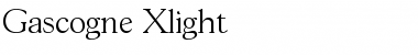 Gascogne-Xlight Regular Font