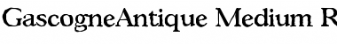 GascogneAntique-Medium Regular Font