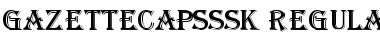 Download GazetteCapsSSK Font