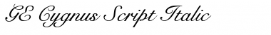GE Cygnus Script Font