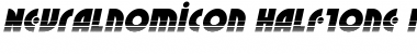 Neuralnomicon Halftone Italic Italic Font