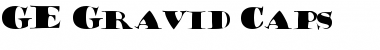 Download GE Gravid Caps Font Download GE Gravid Caps Font