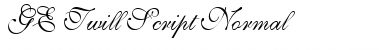 GE Twill Script Font