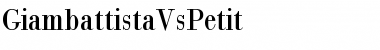 Download GiambattistaVsPetit Font
