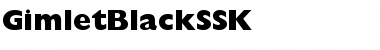 GimletBlackSSK Font