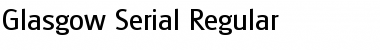 Glasgow-Serial Regular Font