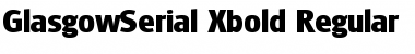 GlasgowSerial-Xbold Regular